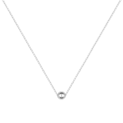 MINIMALIST BALL PENDANT NECKLACE