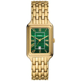 FOSSIL RAQUEL QUARTZ GREEN DIAL LADIES WATCH
