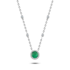 Women's Necklace with Pendant Zircon