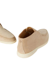 LORO PIANA OPEN WALK ANKLE BOOT BEIGE