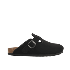 SODA REGIS ~ WOMEN ROUND TOE BUCKLE STRAP SLIP-ON FLATFORM CLOG