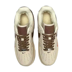 NIKE AIR FORCE 1 LOW BEIGE BROWN