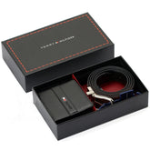 Tommy Hilfiger Men's Wallet and Belt Comprehensive Set
