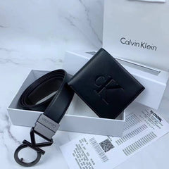 CK Leather Wallet Set For Men