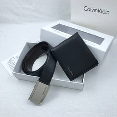 Calvin Klein Wallet & Belt Set for Men