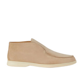 LORO PIANA OPEN WALK ANKLE BOOT BEIGE