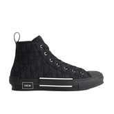 DIOR B23 HIGH-TOP SNEAKER 'BLACK OBLIQUE'