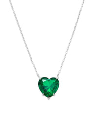 Emerald Heart Necklace