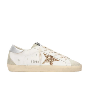 White With Gold Star
