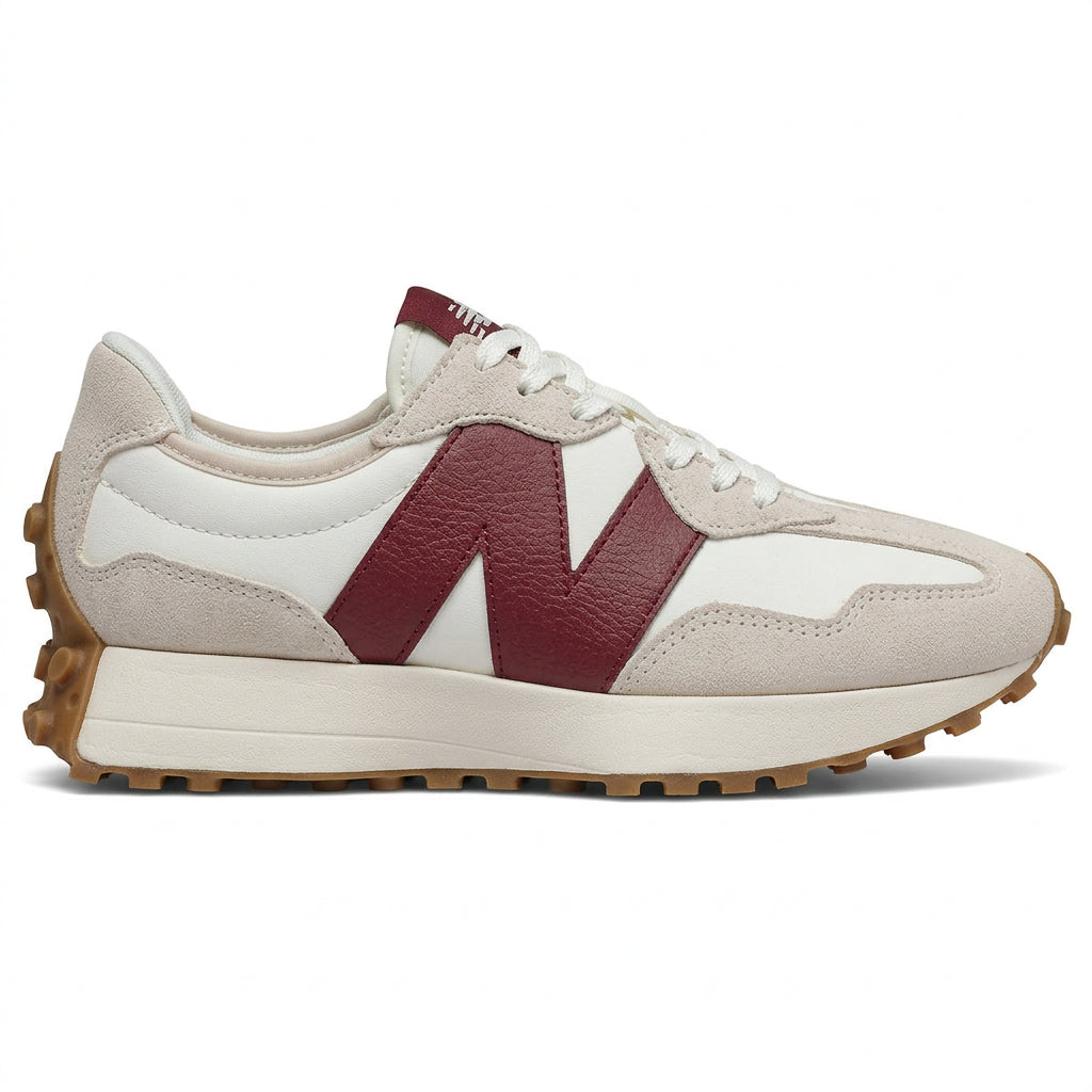 NEW BALANCE 327 'SEA SALT / BURGUNDY'