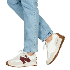 NEW BALANCE 327 'SEA SALT / BURGUNDY'