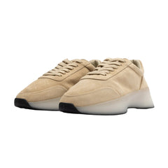 FEAR OF GOD ESSENTIALS BACKLESS SNEAKER / RUNNER 'BEIGE SUEDE'