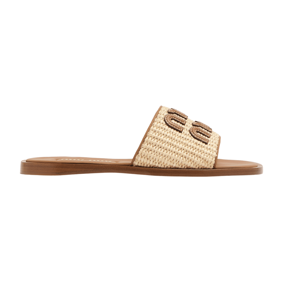 MEOW MEOW FLAT RAFFIA SANDAL