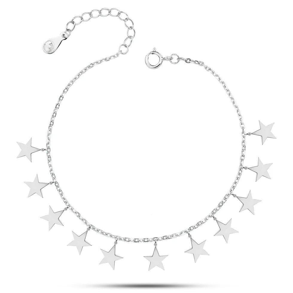 Stars Women's Silver Bracelet