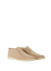 LORO PIANA OPEN WALK ANKLE BOOT BEIGE
