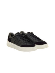 FERRAGAMO LOW-TOP SNEAKER 'BLACK GREY'