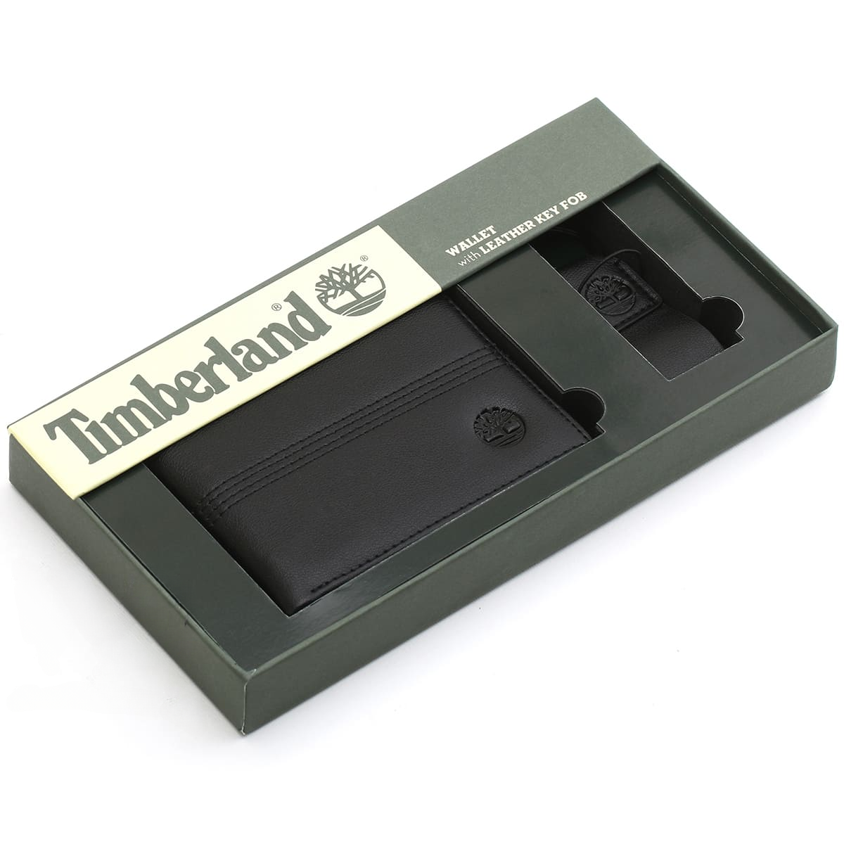 Timberland Wallet and Keychain Set