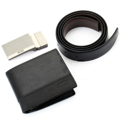 Hugo Boss Leather Wallet Set For Men