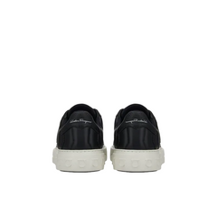 FERRAGAMO GANCINI LOW-TOP SNEAKER 'QUILTED BLACK'