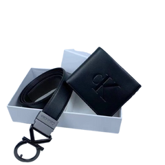 CK Leather Wallet Set For Men