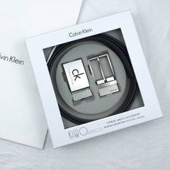 Calvin Klein Wallet & Belt Set for Men