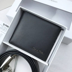 Calvin Klein Wallet & Belt Set for Men