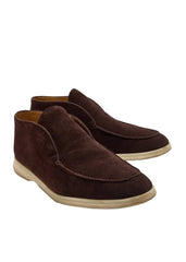 LORO PIANA OPEN WALK ANKLE BOOT BROWN