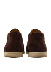 LORO PIANA OPEN WALK ANKLE BOOT BROWN