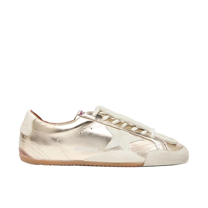 GOLDEN GOOSE TRUE STAR 'METALLIC GOLD LEATHER / WHITE STAR & HEEL'