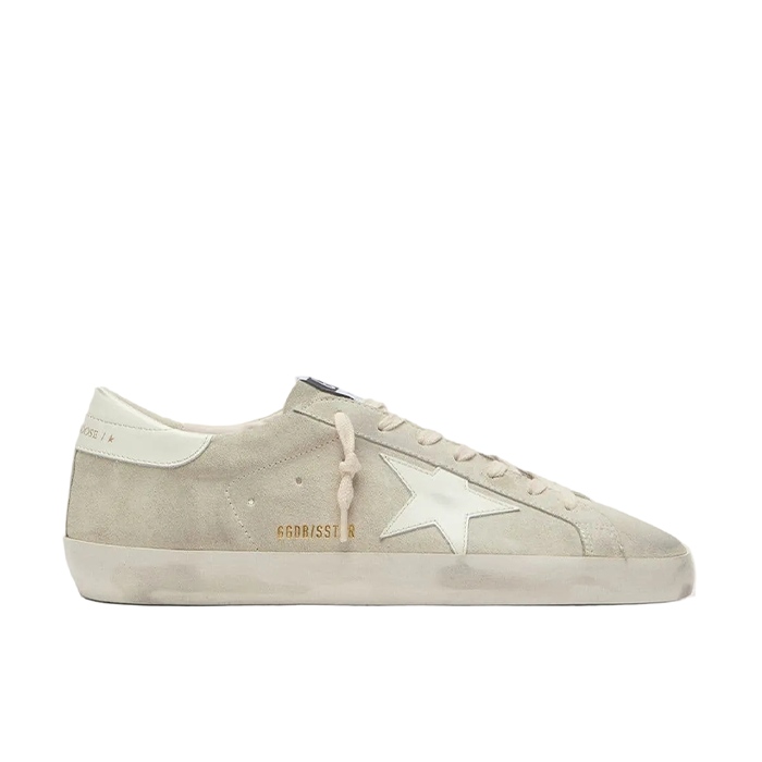 GOLDEN GOOSE SUPER-STAR 'LIGHT GRAY SUEDE / WHITE STAR'