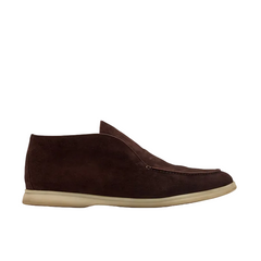 LORO PIANA OPEN WALK ANKLE BOOT BROWN