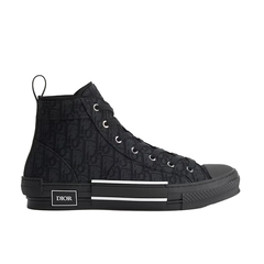DIOR B23 HIGH-TOP SNEAKER 'BLACK OBLIQUE'