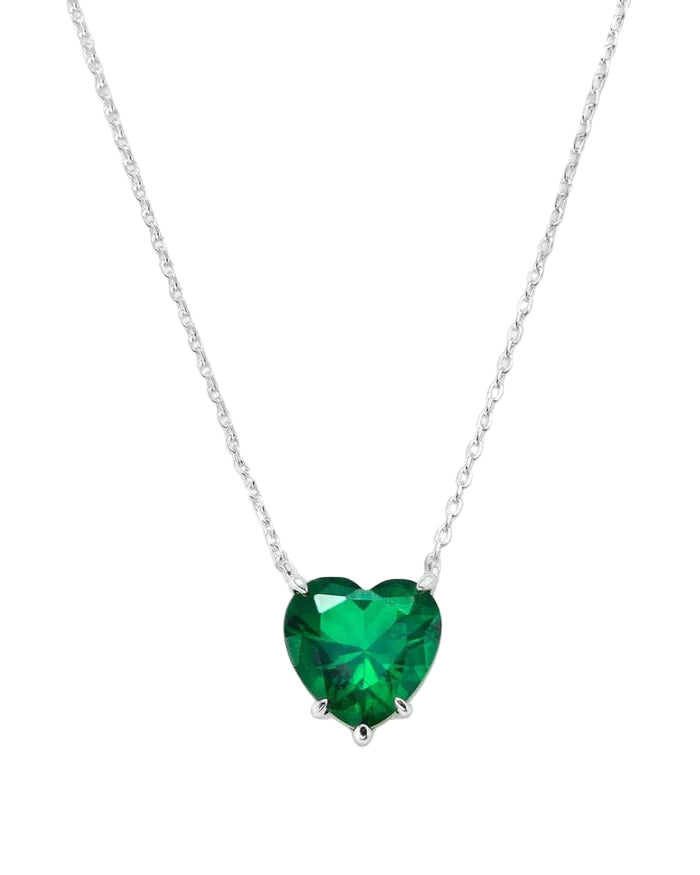 Emerald Heart Necklace