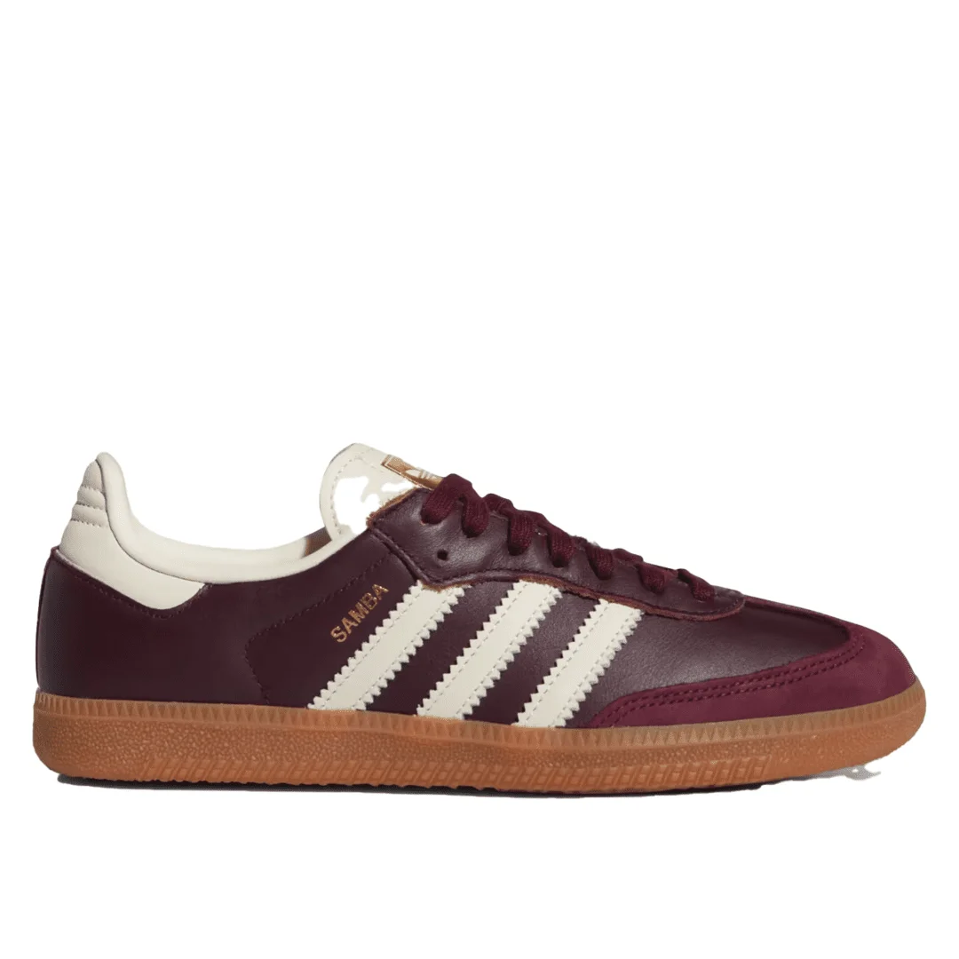 Burgundy/White