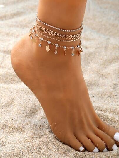 BUTTERFLY ANKLET